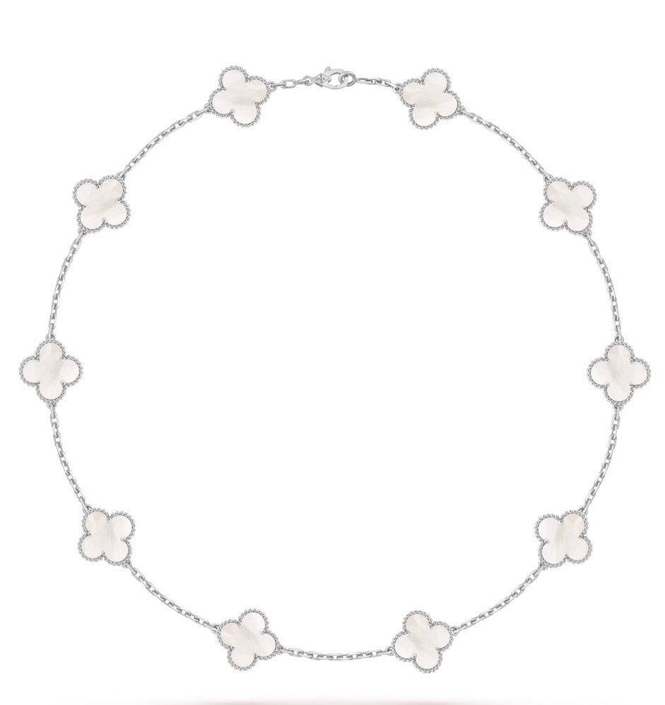 SILVER CLOVER CHOCKER – FromBarbs Collections