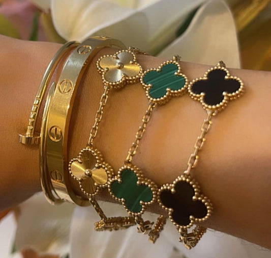 GREEN CLOVER BRACELET