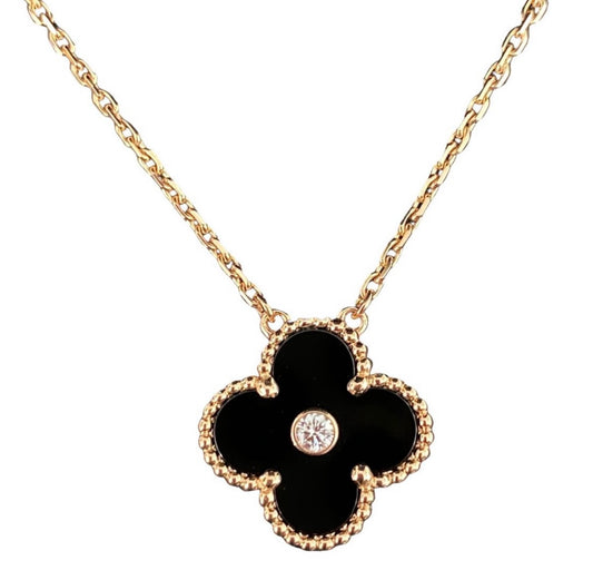 FLOWER BOMB CHARM NECKLACE