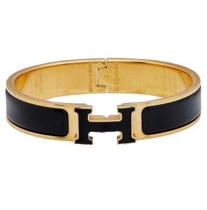 CLICK BLACK H BRACELET