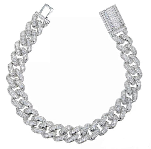 BAGUETTE CUBAN LINK ANKLET - FromBarbs Collections